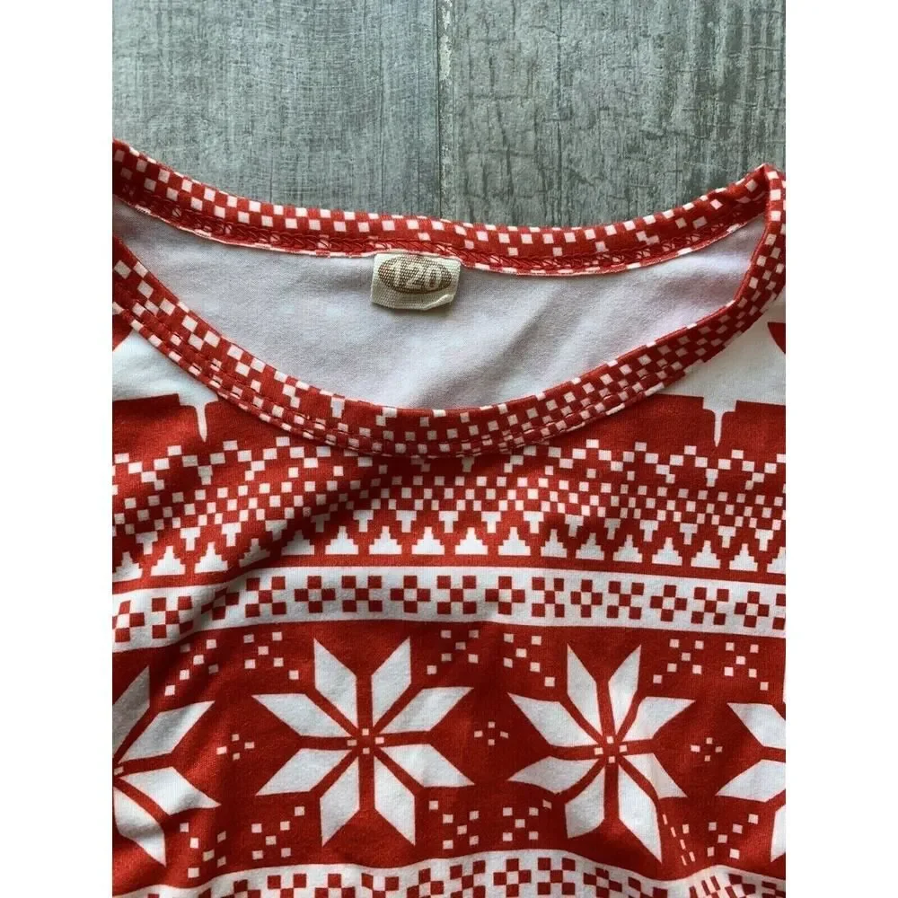 Los Angeles Boutique Red White Pajama Set Pj's Cute Toddler Girls Boys SOFT 4T